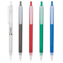 Slim Click Imprinted Translucent Pens