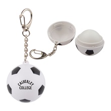 Soccer SPF15 Lip Balm Keychain