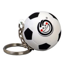 Logo Soccer Ball Stress Ball Key Chain