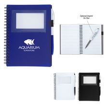 Spiral Notebook with ID Window
