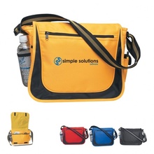 Striped Handle Promotional Messenger Bag