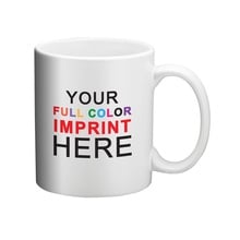 11 oz. Full Color Custom Ceramic Mug (24 for $99 & Free Setup!!)