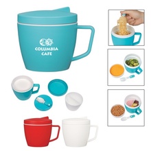 Promo Thermal Mug with Spoon & Fork Set