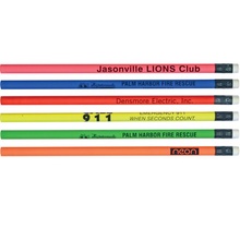 Custom Thrifty Neon Pencils
