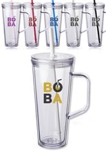 24 oz. Tilden Plastic Tumbler with Handle