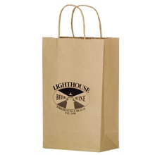 Twisted Handle Custom 10" x 5" x 13" Shopping Bags