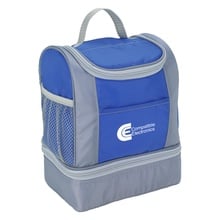 Custom Two-Tone Insulated Deluxe Lunch Bags