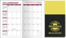 Two-Tone Soft Cover Monthly Pocket Planner - 2026