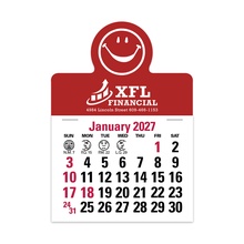 2-Color Stick Up Grid, English (14-Month) Smiley Face Shape - 2027