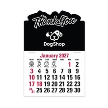 2-Color Stick Up Grid, English (14-Month) Thank You Shape - 2027