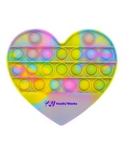 Push Pop Bubble Heart Shape Fidget Sensory Toy