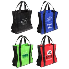 Wave Rider Folding Promo Tote Bag