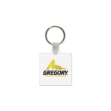 Square Shaped USA Made Vinyl Keychain