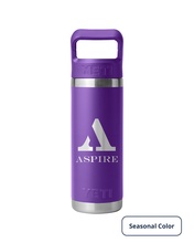 YETI® Rambler® 18 oz. Water Bottle with Color-Matched Straw Cap