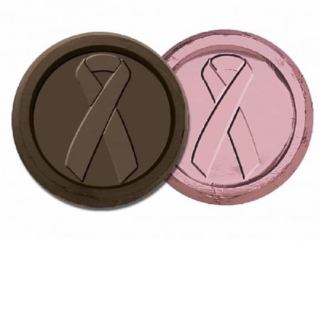 Breast Cancer Awareness Chocolate Coins