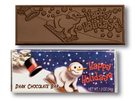 Happy Holidays Chocolate Bar