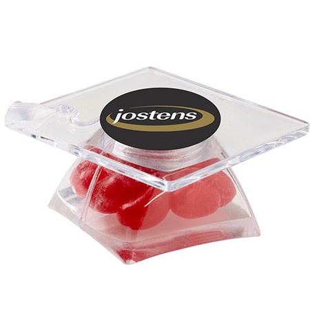 Gourmet Jelly Beans in Graduation Cap Container