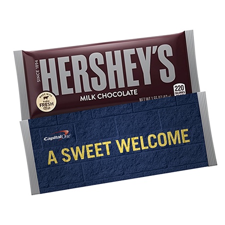 Custom Wrapped Hershey Milk Chocolate Bars