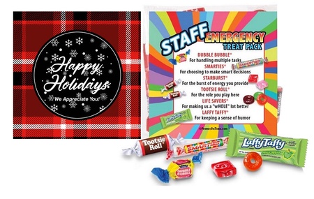 Christmas & Holiday Season Staff Emergency Candy Treat Pack