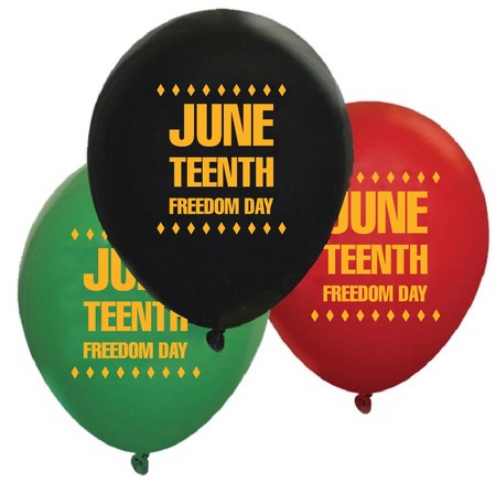 Juneteenth Celebration Balloons