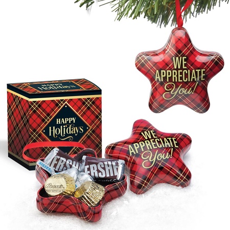 Star Metal Ornament With Hershey's® Minis