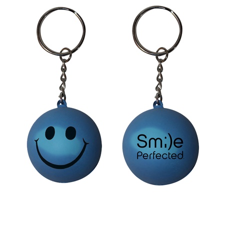 Custom Smiley Face Mood Key Chain