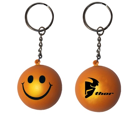 Custom Smiley Face Mood Key Chain