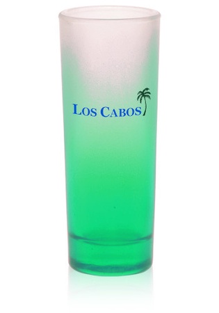 2 oz. Tall Frosted Logo Shot Glasses