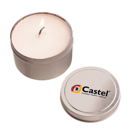 4 oz. Scented Candle in Custom Round Tins