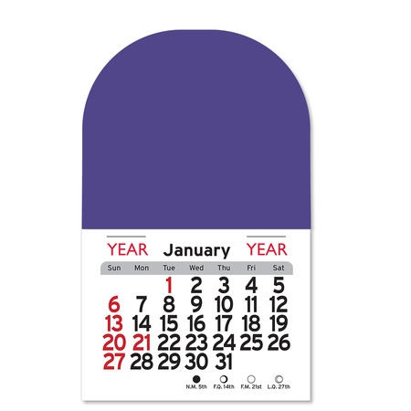 Adhesive Peel-N-Stick Arch 2022 Calendars