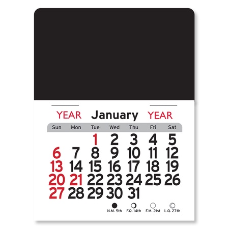 Adhesive Peel-N-Stick Rectangle 2022 Calendars