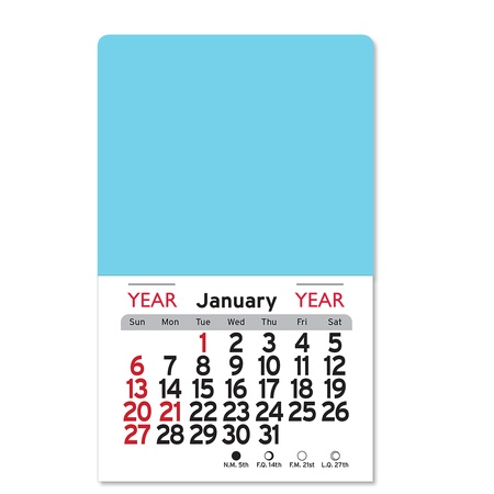 Adhesive Peel-N-Stick Square 2024 Promotional Calendars