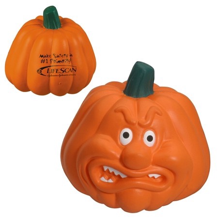 Angry Pumpkin Stress Ball