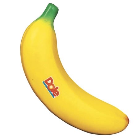 sand banana stress ball