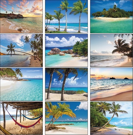 Beaches 2022 Promotional Wall Calendars