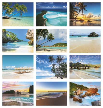 Beaches 2025 Promotional Wall Calendars