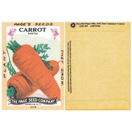 Carrot Seed Packs