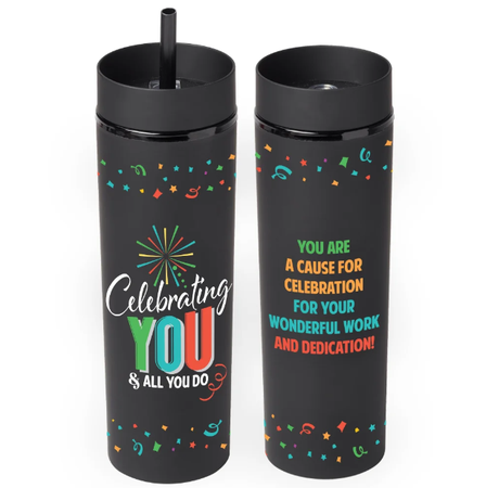 Celebrating You & All You Do 16 oz. 2-In-1 Tumbler & Sipper