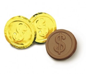 $ Chocolate Gold Coins