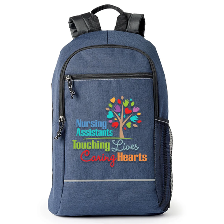 Nursing Assistants: Touching Lives, Caring Hearts 15" Computer/Laptop Backpack