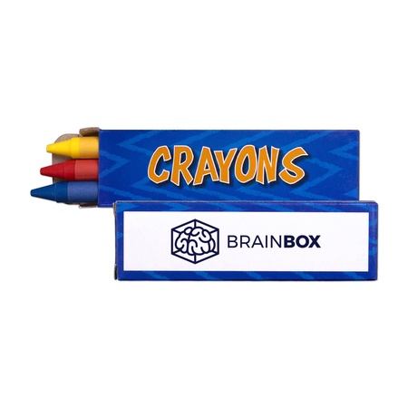 3 Pack of Crayons in Personalized Box