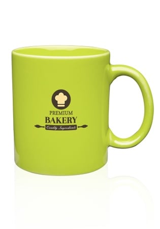 Custom 11 oz. Color Ceramic Coffee Mugs