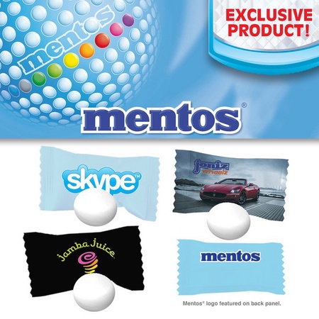 Custom Individual Wrapped Mentos Mints