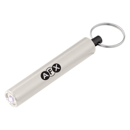 Custom Mini Cylinder LED Flashlight Key Tags