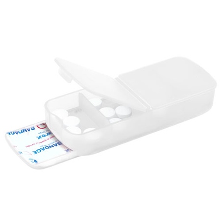 Custom Plastic Bandage Dispenser with Pill Case