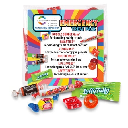 Staff Emergency Treat Pack Gifts with Personalization