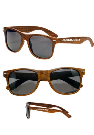 Custom Wood Tone Sunglasses