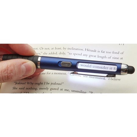 Customer Service 4-in-1 Magnifier, Light, Stylus Pen Gift