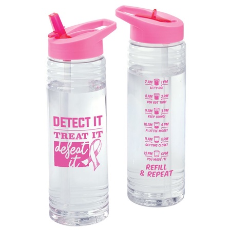 Detect It, Treat It, Defeat It Awareness Water Bottles