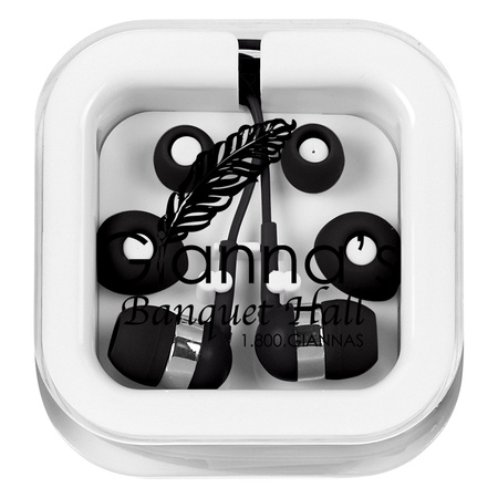 Promotional Ear Buds with Microphone